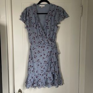 WAYF dress with ruffles